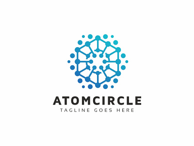 Atom Circle Logo