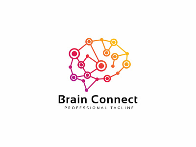 Digital Brain Logo brain brain logo computer connect creative digi digital frame human innovation intelligent logo mind online plexus psd psychology science smart smart objects