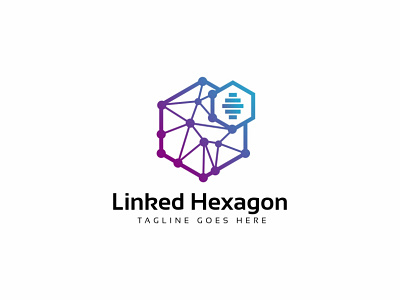 Linked Hexagon Logo multimedia