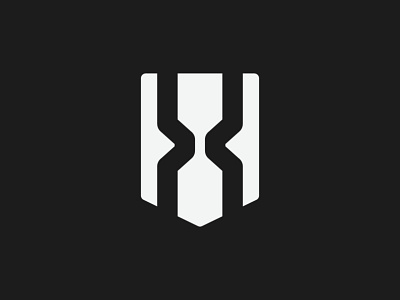 H Letter Shield Logo symbol
