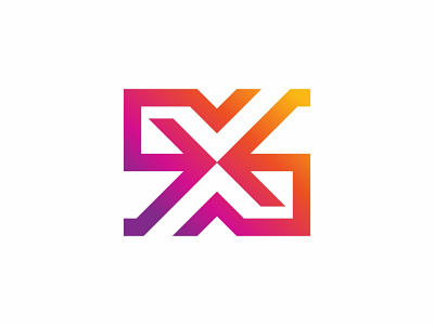 X Letter Logo multimedia