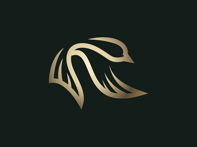 Bird Elegant Logo stationery