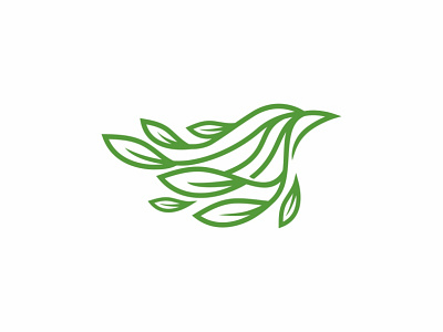 Bird Leaves Logo vegetables