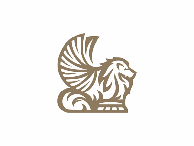 Lion Wings Logo men fashion
