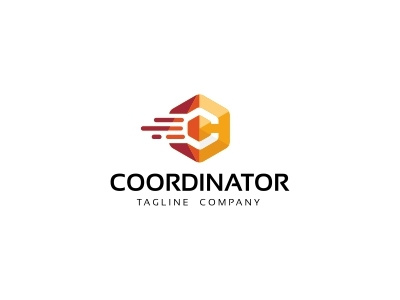 Coordinator-Hexagon Logo Template