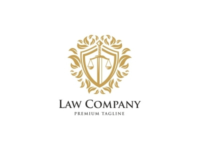 Law Firm Logo advocate attorney balance company emblem equal equality equilibrium identity insignia judge judgment