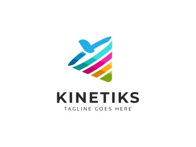 Kinetiks Rotation Logo abstract business central centric circles circular colorful consultant core creation creative data development digital global media mind mobile network online