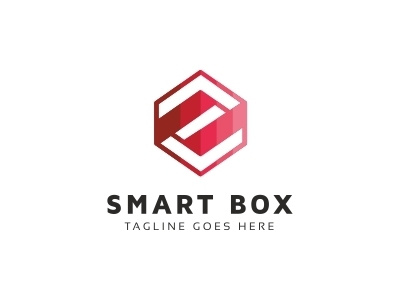 Smart Box Logo agency box brand branding business creative cube cubic flat hexa hexagon illustrator it logo new new year print print ready smart smart objects