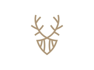 Forest Deer Logo hunter hunt handwork forest food deer head deer company classic chic chevreuil chase business brewing branding brand beer artisanal animals animal