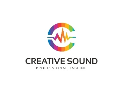 Creative Sound - C Letter Logo