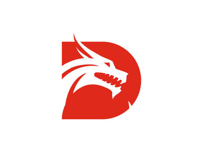 Dragon D Letter Logo