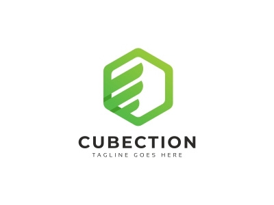 Cube Logo abstract aplications app application architecture brand branding business color colorful construction corporate digital engineering factory green hardware hexagon identity industry