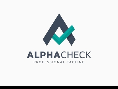 Alpha Check - A Letter Logo a a letter logo a logo abstract initial logo advance application business colorful corporate logo template creative rainbow digital app financial investment game high tech 2d logo infinity logo design letter logo design inspiration logotype marketing brand media