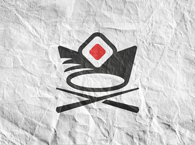 Sushi King Logo asian brush creative creative logo east exotic fish food fresh gourmet green healthy japan kitchen korean lunch meal menu nori