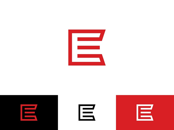 E Letter Logo by iRussu on Dribbble