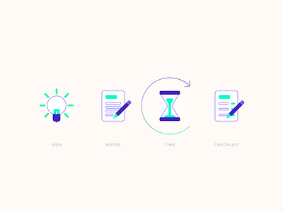 Ideation Process Icons