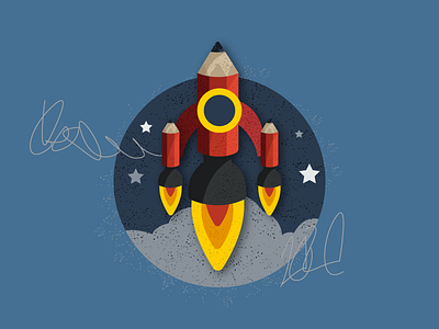 rocket launch design icon icon design rocket launch space exploration spaceship stars and stripes