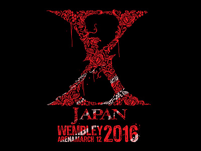 X Japan Art Project By Tonymidi On Dribbble X Japan Art Project By Tonymidi On Dribbble