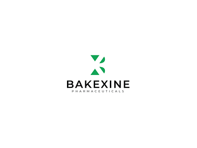 BAKEXINE | A Pharmaceuticals Logo clean logo creative logo minimal logo modern logo pharma logo pharmaceuticals logo unique logo
