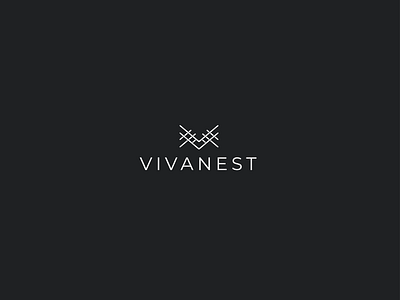 VIVANEST | Minimalist Nest Logo