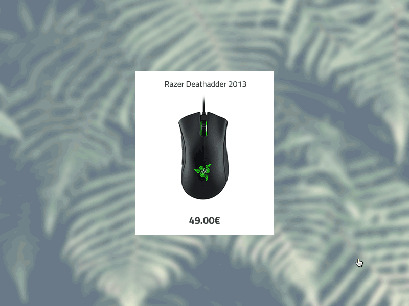 Product Hover Animation gif animation ecommerce shop product hover ae ui ux