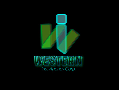 Western Insurance Agency Logo adobe branding design graphic design green illustration illustrator insurance logo photoshop typography vector wacom