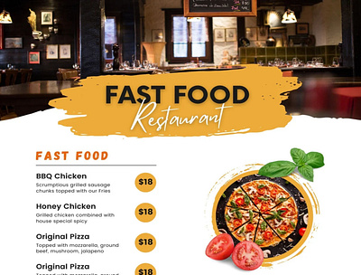 Fast Food Menu branding design graphic design logo menu vector