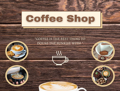 Coffee shop ad design branding design graphic design illustration logo menu post design social media post design vector