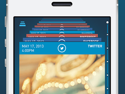 Timeline Concept concept ios iphone timeline ui