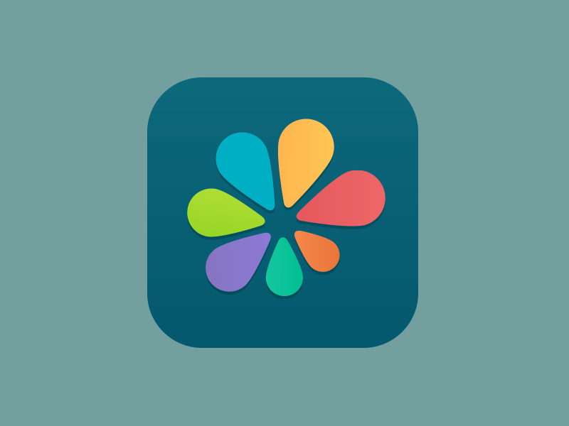Colorful icon color ios