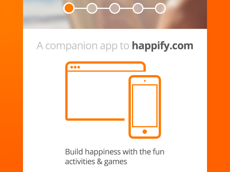 Happify - Walkthrough Animation