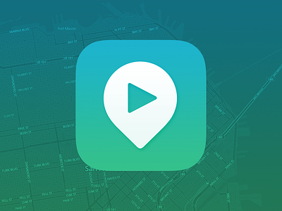 TrackDrop now on App Store app ios ios7 iphone location map music player rdio social ui ux