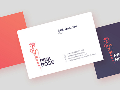 Business Card Design branding businesscard design logo tanbeenamin typography ui ux vector