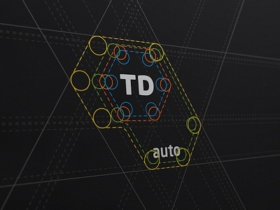 TD Logo branding design idea brand logo sign