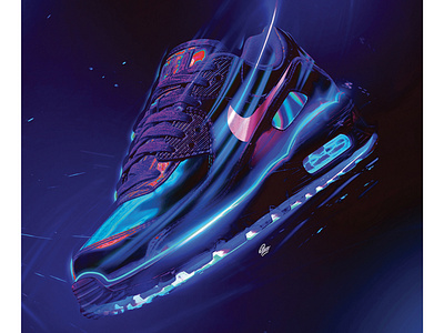 Chrome collection - Air Max air max digital art graphic design nike photoshop sneakers sport