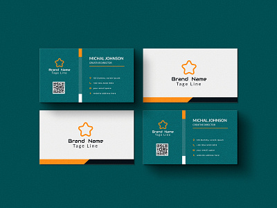 unique and modern business card or visiting card design for your