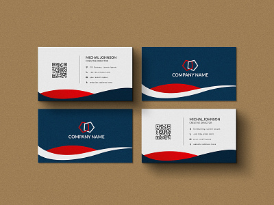modern business card and visiting card design visiting card