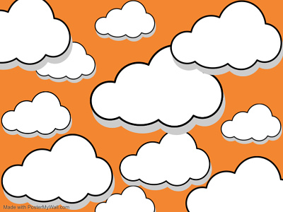 cloud animation clipart cloud graphic design orange