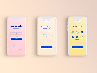 UI/UX Monamie app!!