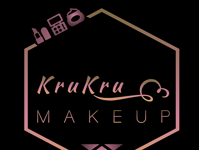 Social Media - Make Up Artist Logo graphic design logo