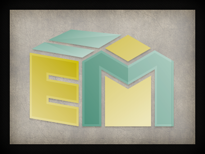 EM Logo branding logo design