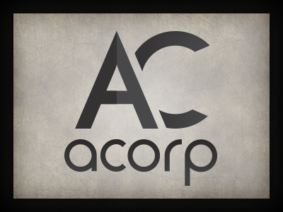 ACorp branding logo logo design qchar design