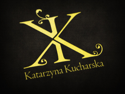 Double K lettering logo design qchar design typography