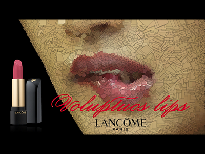 Lancôme voluptuos lips advertising lancôme vfx