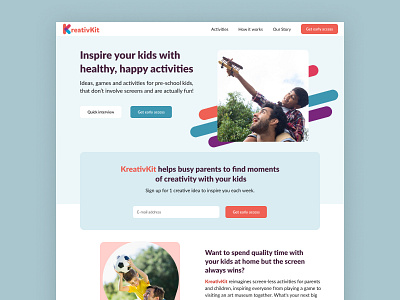 Brand design – Creative app for parents