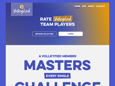 Volleyfied – Rate team players | Mobile App | UX & UI