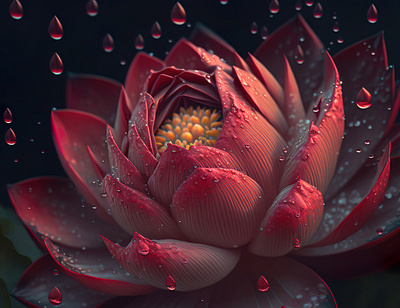 Tears Of The Red Lotus design