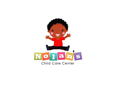 Nolan's Child Care Center Logo brand branding design identity logo