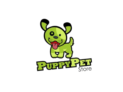 PuppyPet Store Logo brand branding design icon logo symbol vector
