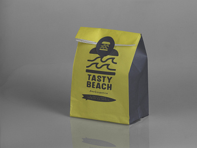 Tasty Burger brand identity brownbag illustrator photoshop vector